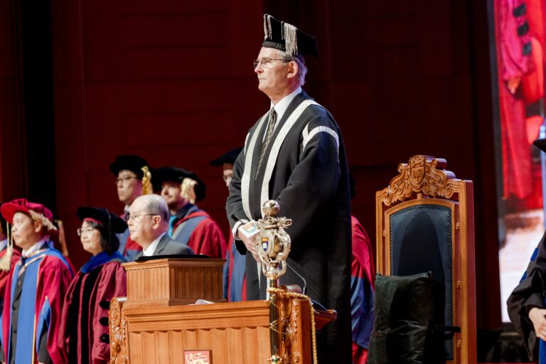 Professor Jay Siegel at the Congregation Ceremony