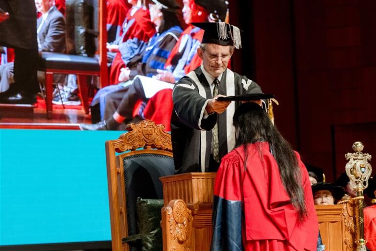 Professor Jay Siegel at the Congregation Ceremony